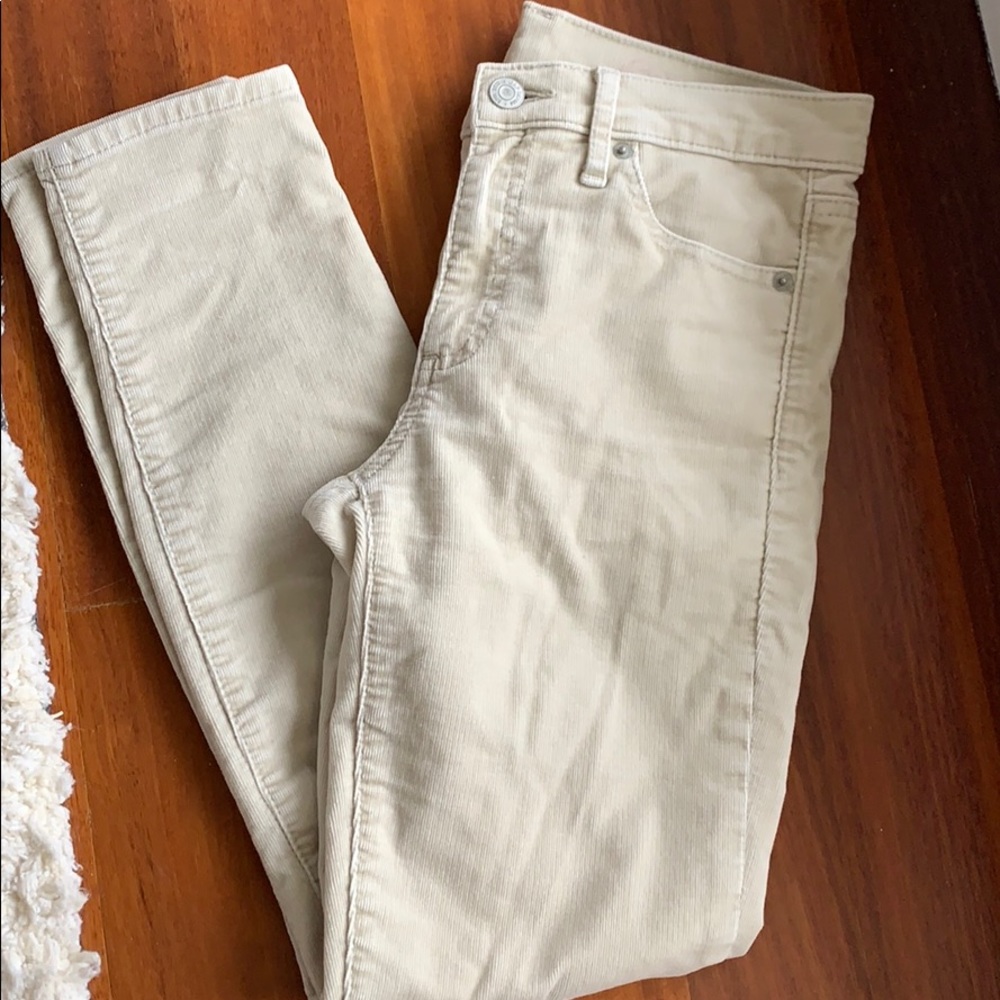 Gap skinny cords corduroy size 27 petite